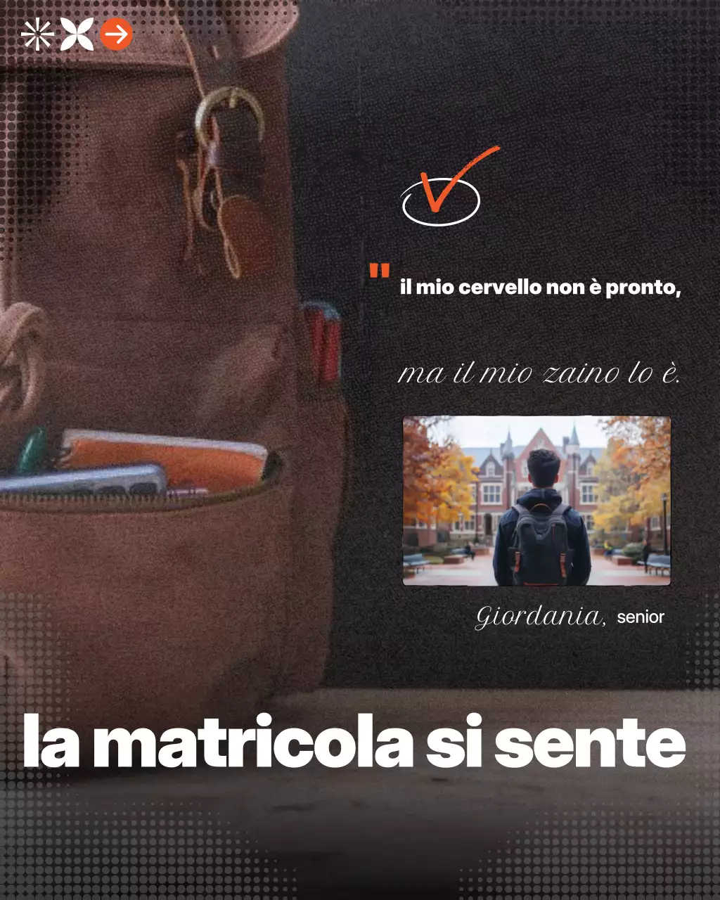 Annuncio della Brown Modern School su Instagram