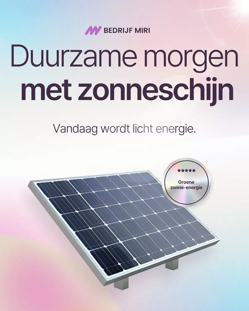 Yeonbora's moderne, milieuvriendelijke zonne-energiepromotie