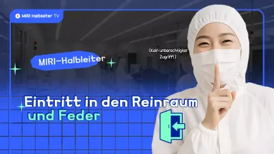 Blaue moderne Halbleiterförderung