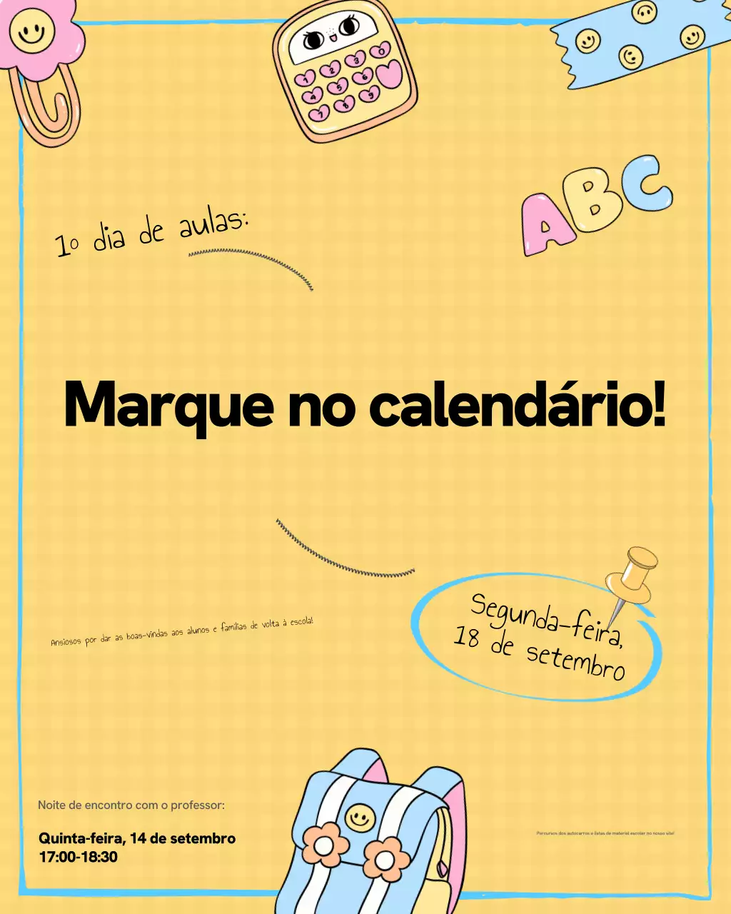 Anúncio da Grey Playful School no Instagram