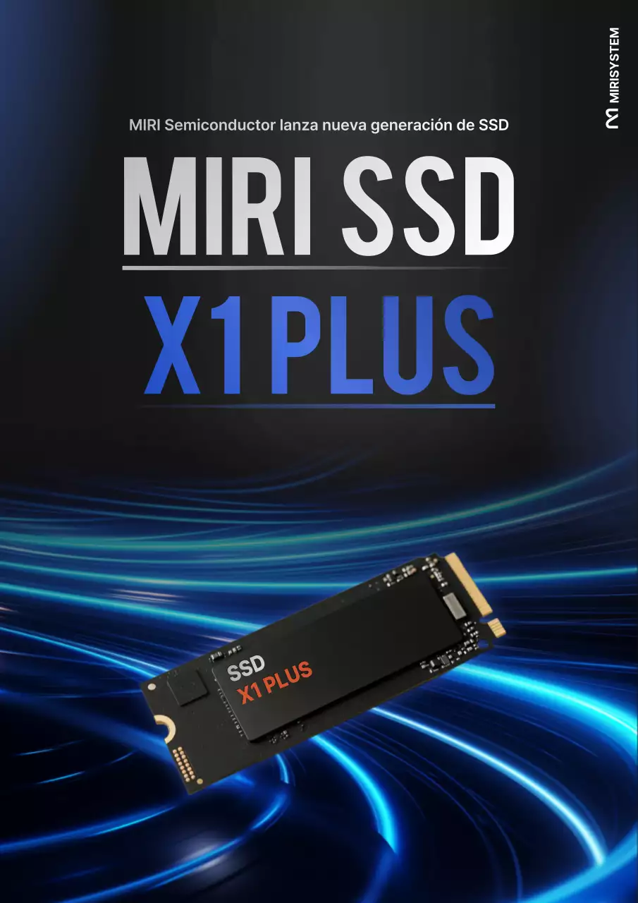 Anuncio de tecnología moderna azul