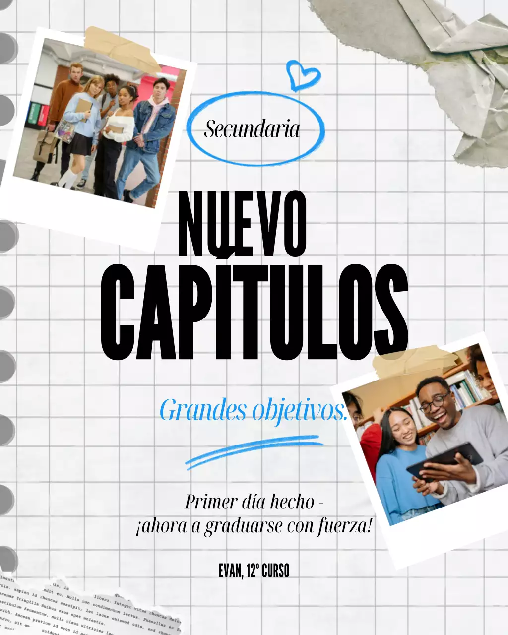 Publicación de Instagram del anuncio de la Escuela Moderna Grey
