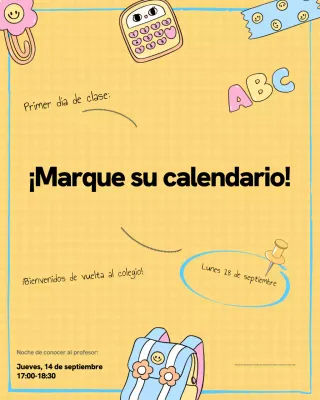 Publicación de Instagram del anuncio de la escuela Grey Playful