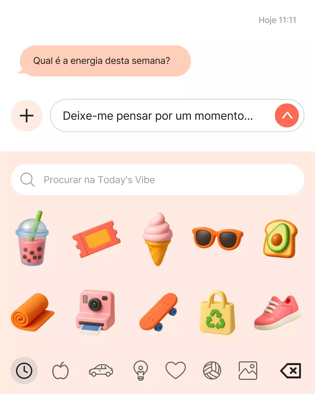 Planejador de estilo de vida moderno bege