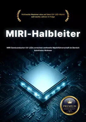 Blaue moderne Halbleiterwerbung