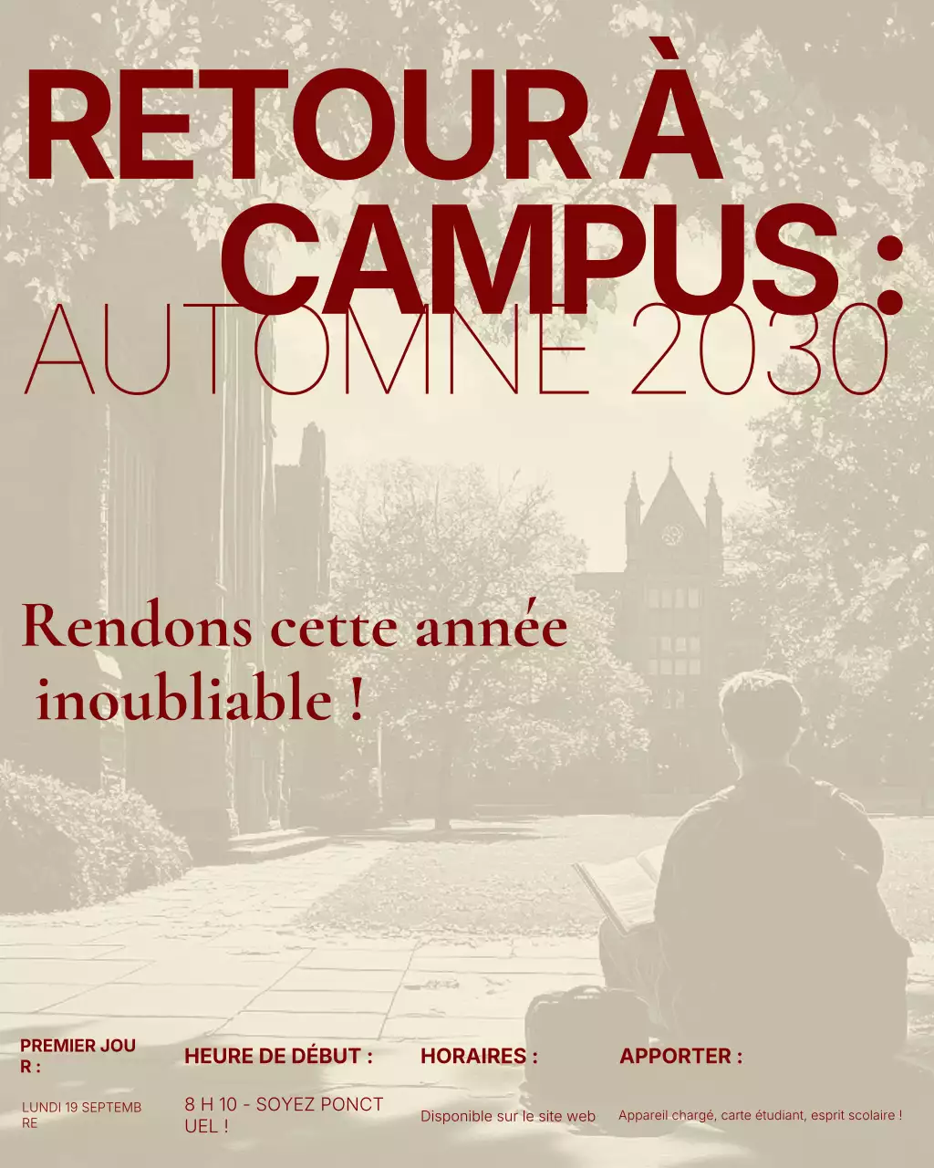Publication Instagram de l'annonce du campus Green Classic