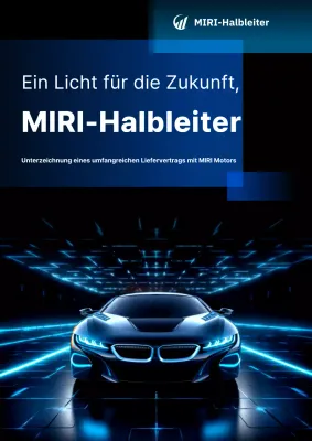 Blue Cyber Tech Werbung