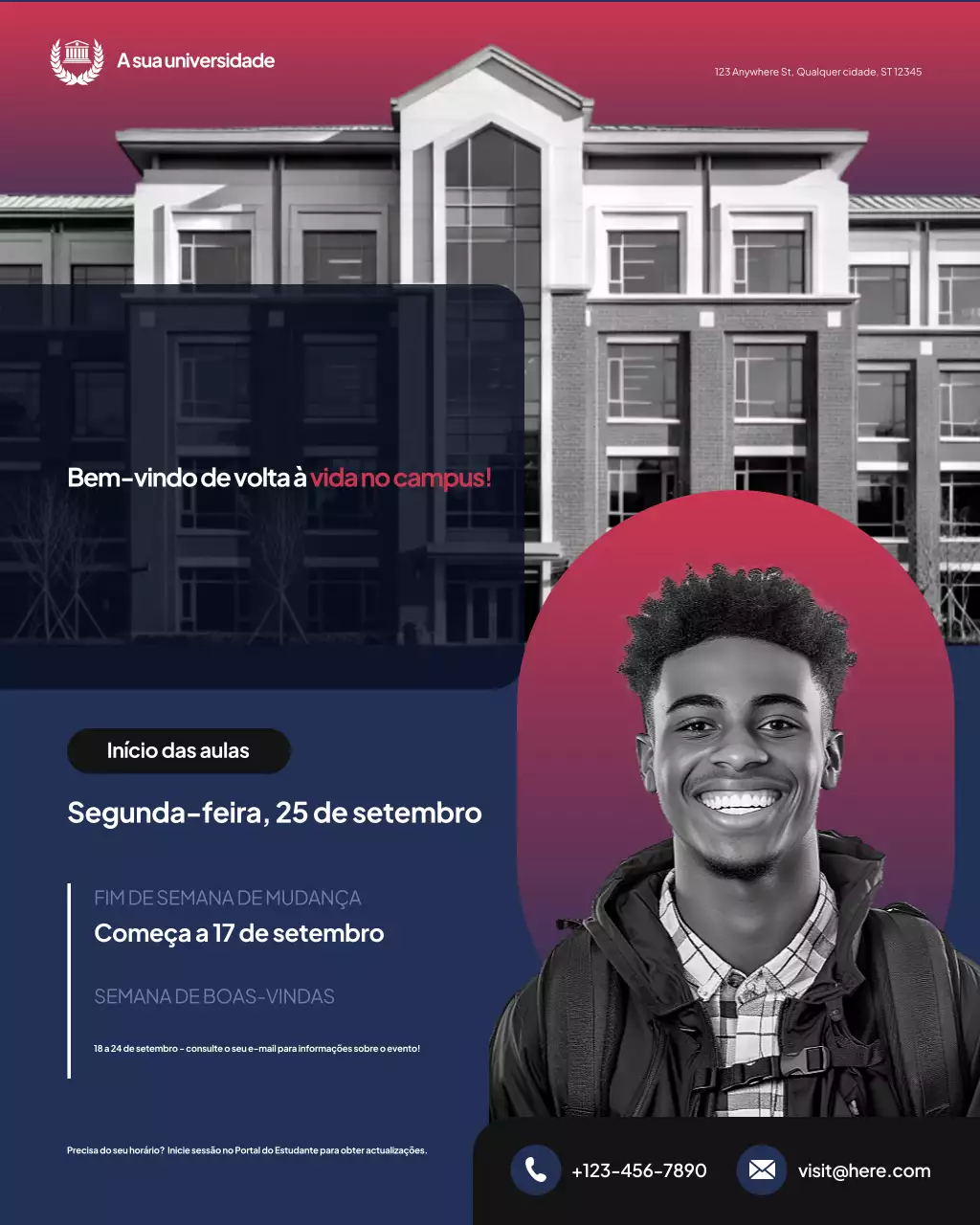 Publicação no Instagram do Red Modern Campus