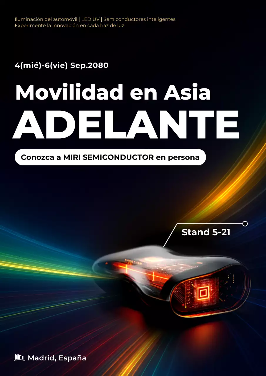 Evento de tecnología moderna negra