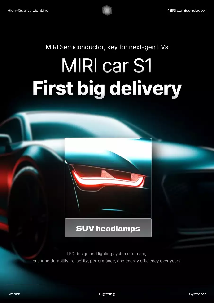 Quảng cáo xe hơi hiện đại màu đen