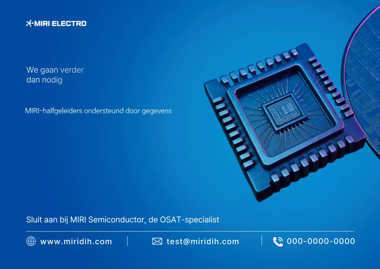 Advertentie voor Blue Modern Semiconductor
