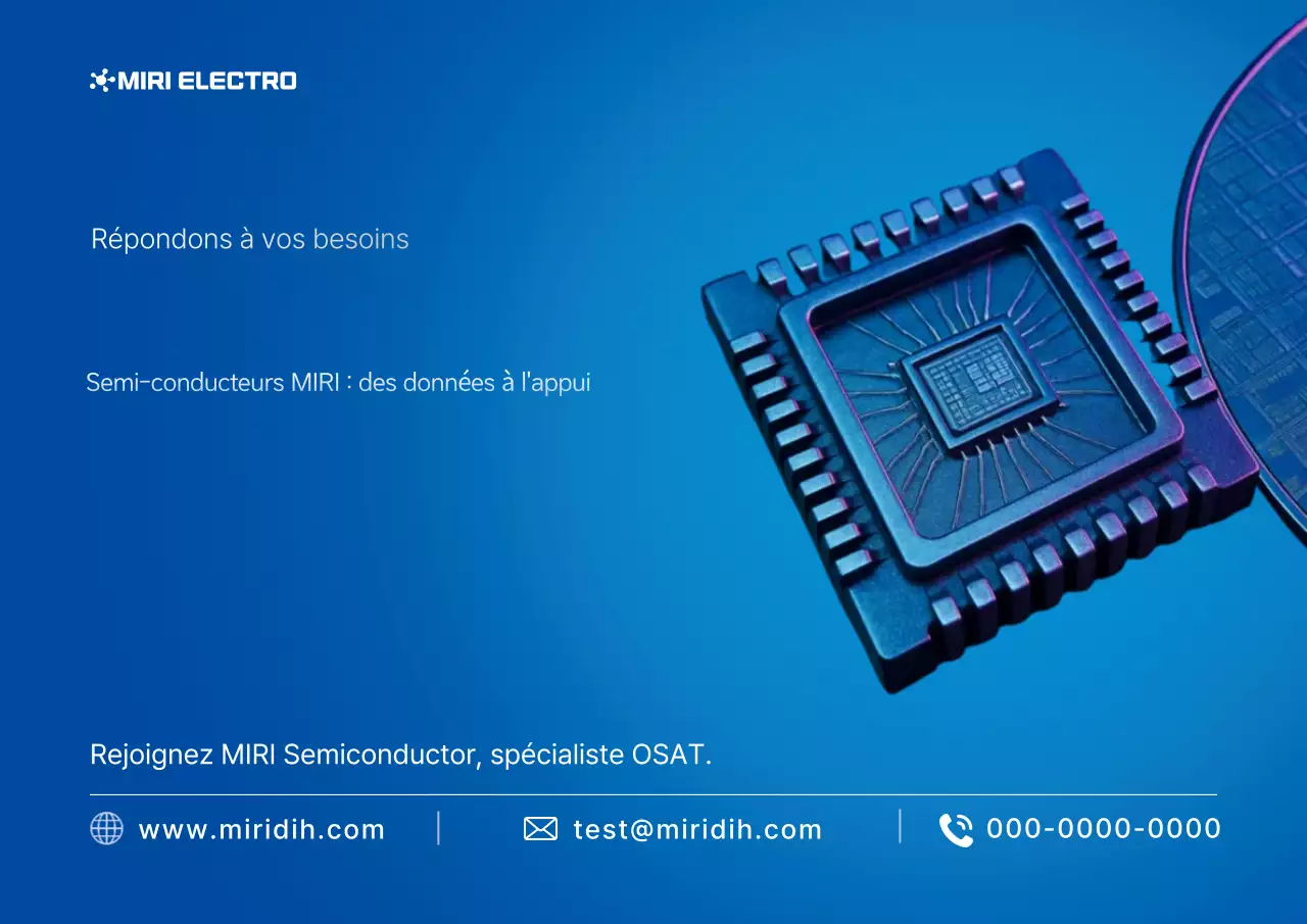 Publicité Blue Modern Semiconductor
