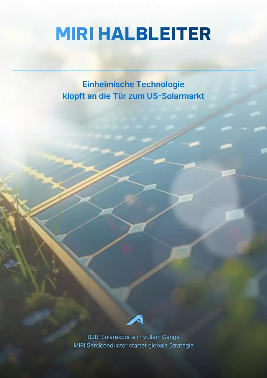 Blaue moderne Solarwerbung