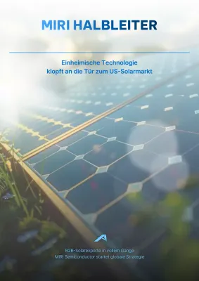 Blaue moderne Solarwerbung