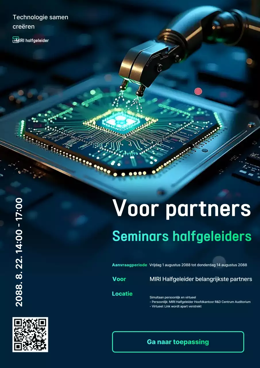 Blue Modern Semiconductor Seminargids