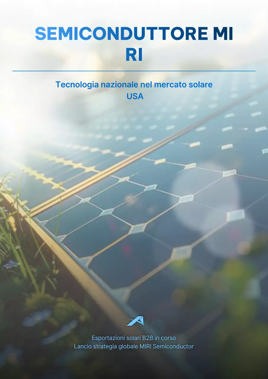 Pubblicità solare moderna blu