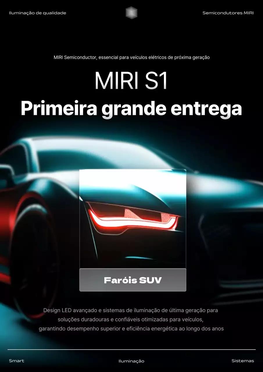Propaganda de carro preto moderno