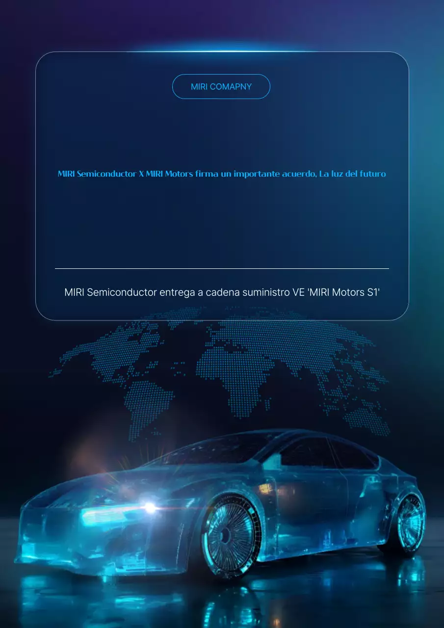 Contrato de vehículo eléctrico moderno azul