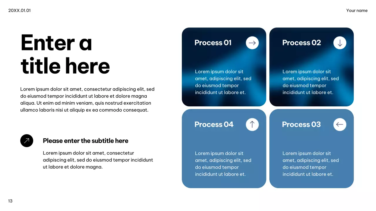 blue modern IT advertisement