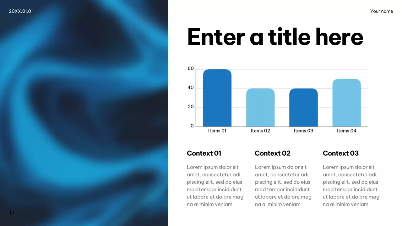 blue modern IT advertisement