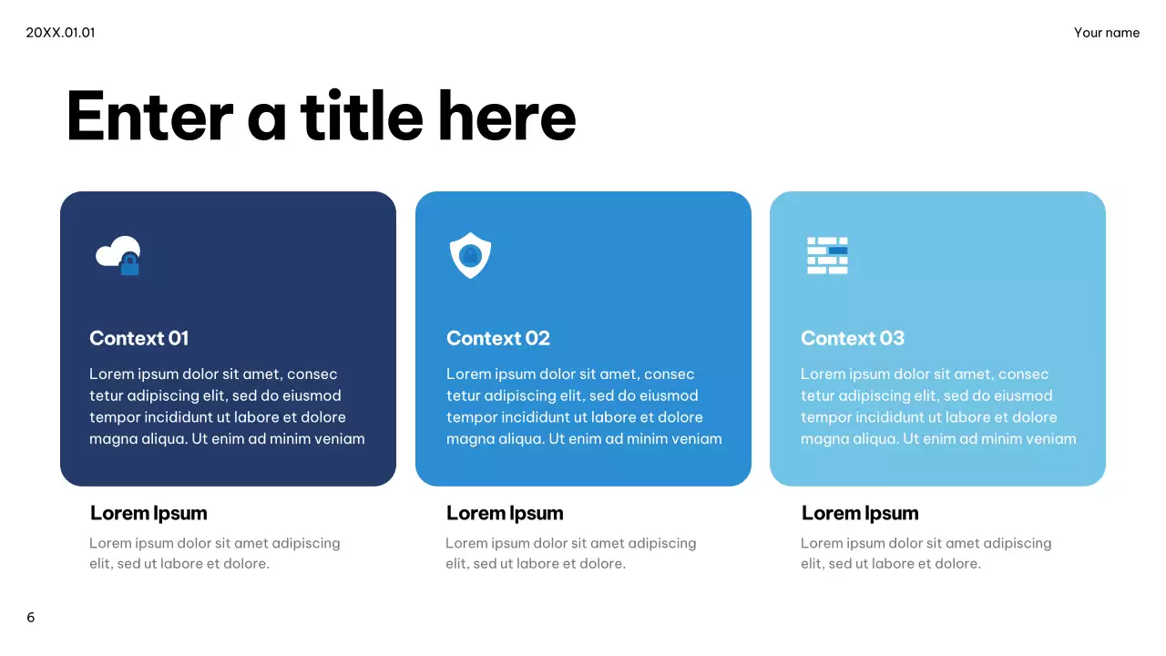 blue modern IT advertisement