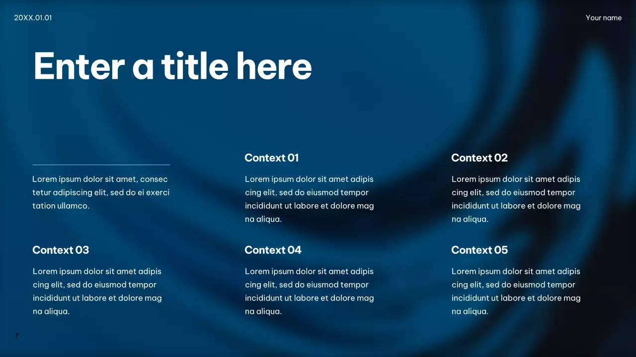 blue modern IT advertisement