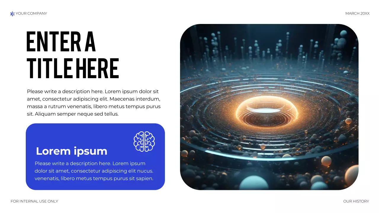 blue geometric technology presentation