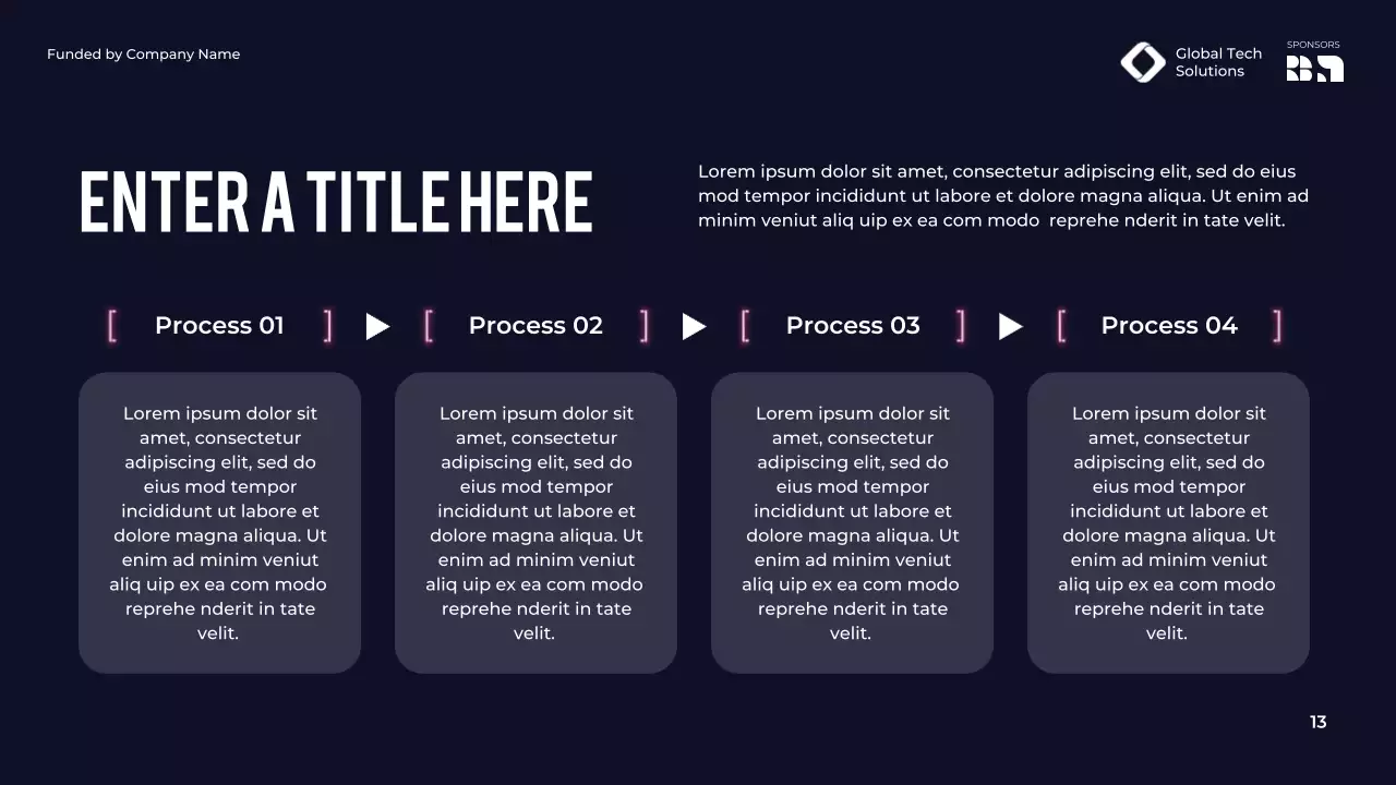 purple modern conference announcement