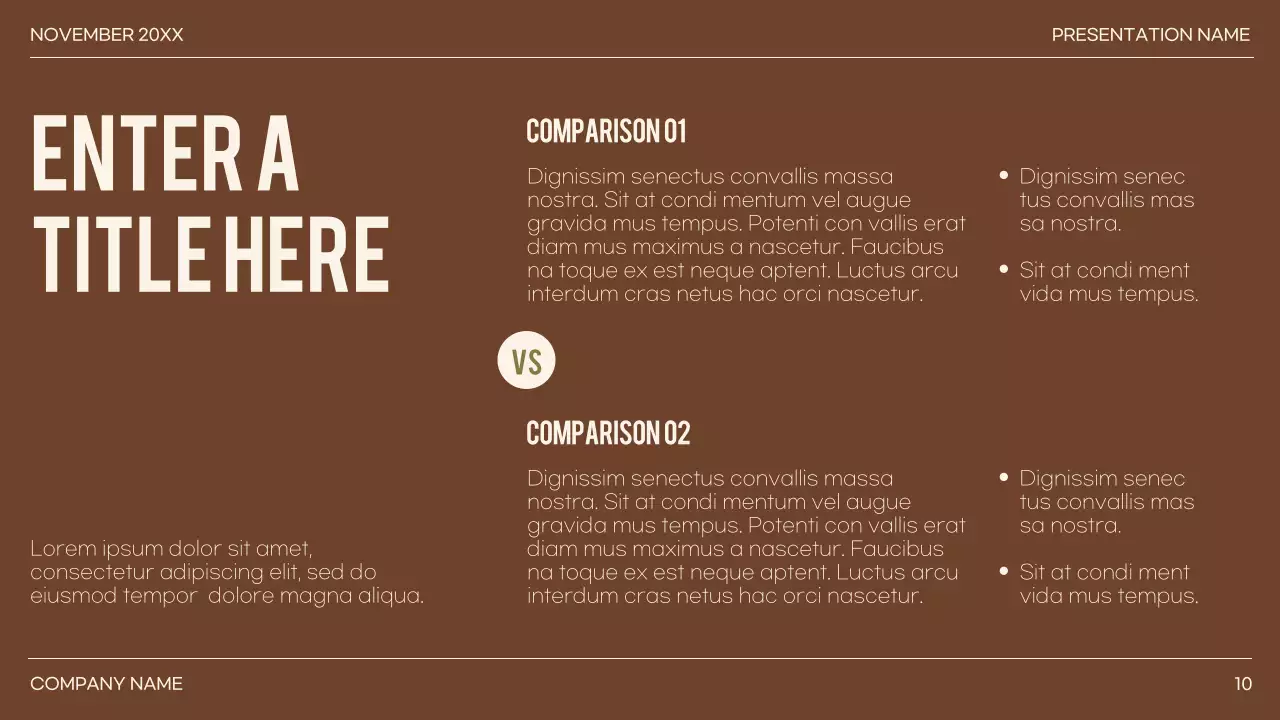 green minimal presentation layout