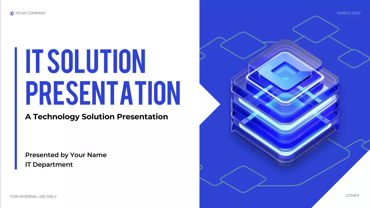 blue geometric technology presentation