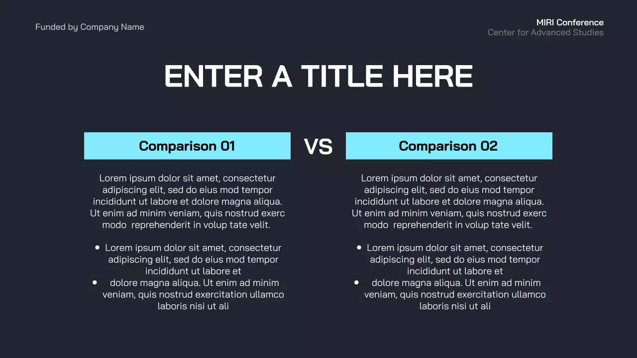 blue modern business event