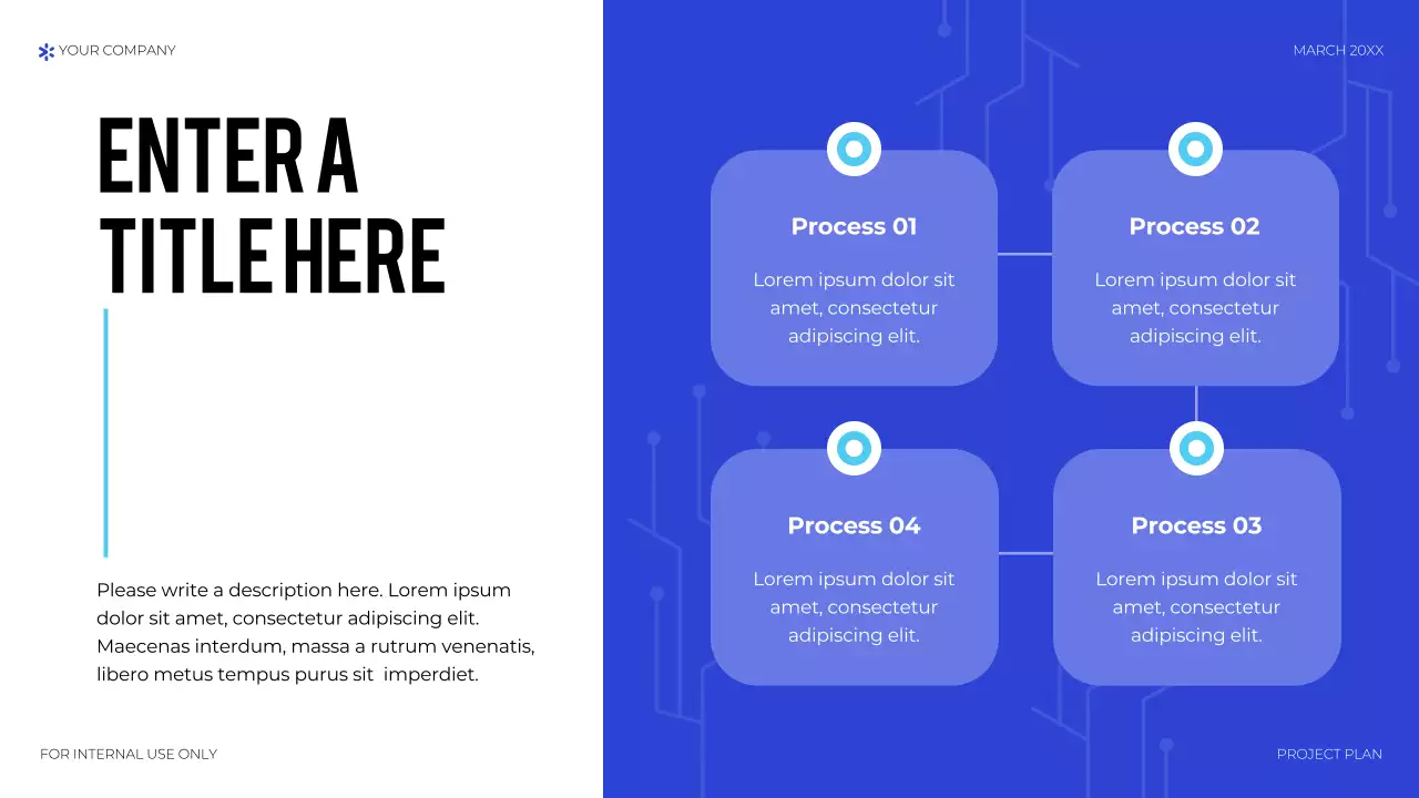 blue geometric technology presentation