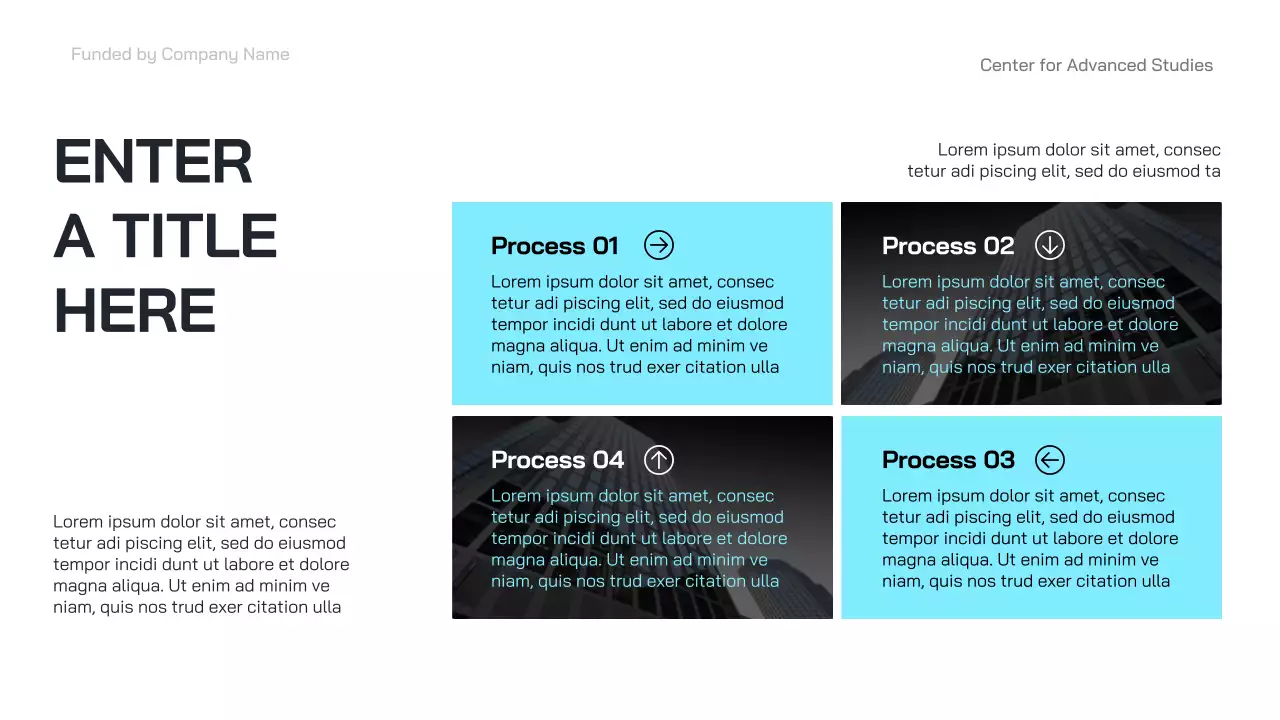 blue modern business event