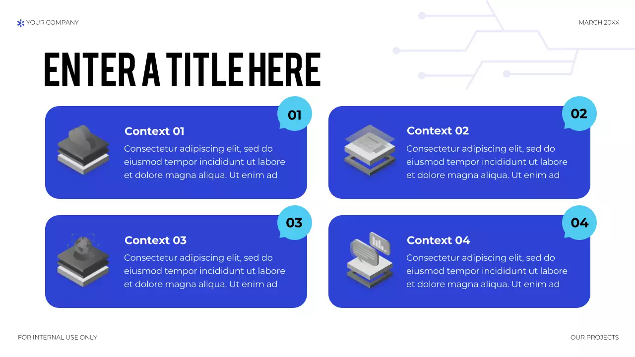 blue geometric technology presentation