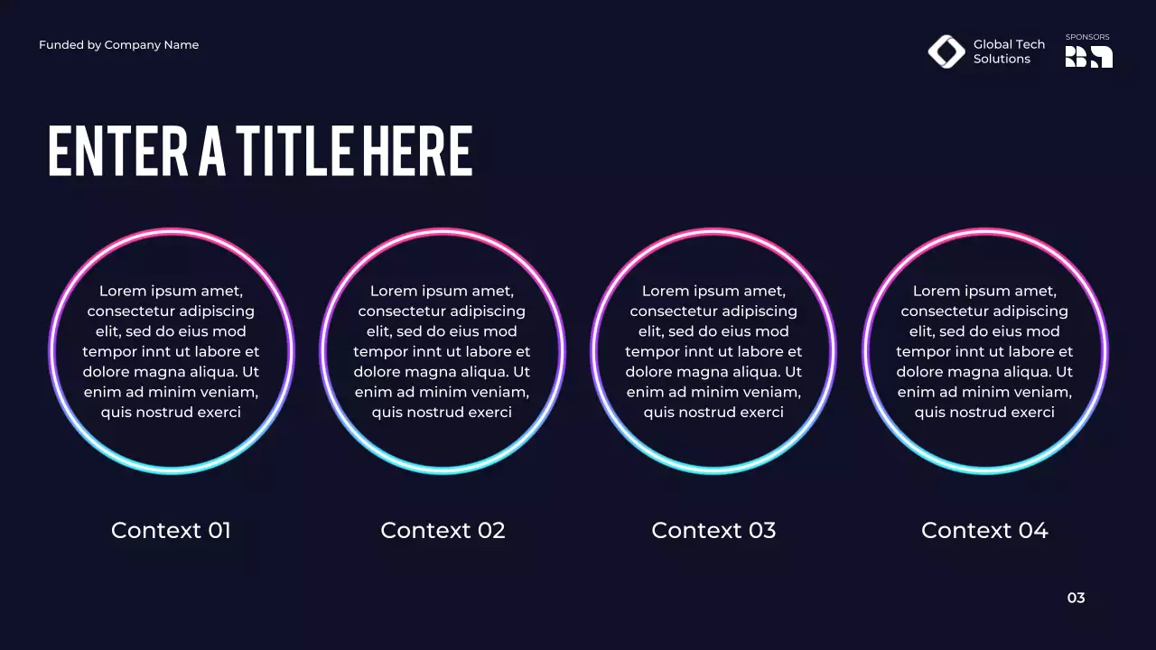 purple modern conference announcement