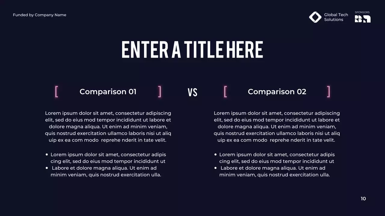 purple modern conference announcement