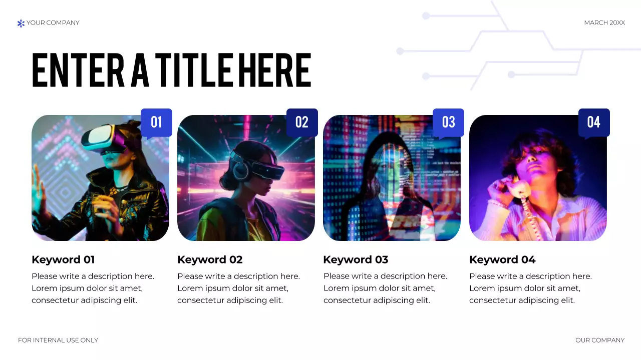 blue geometric technology presentation