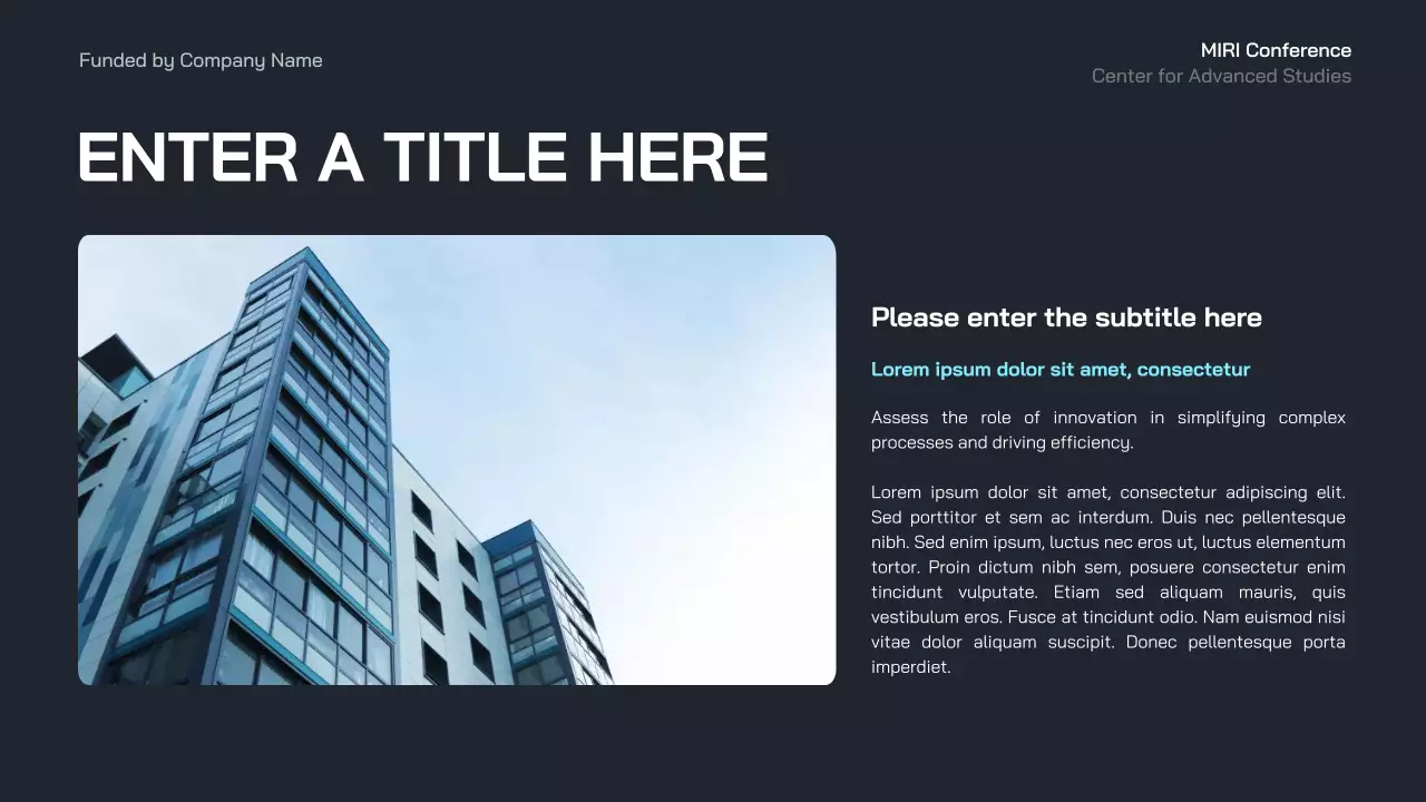 blue modern business event