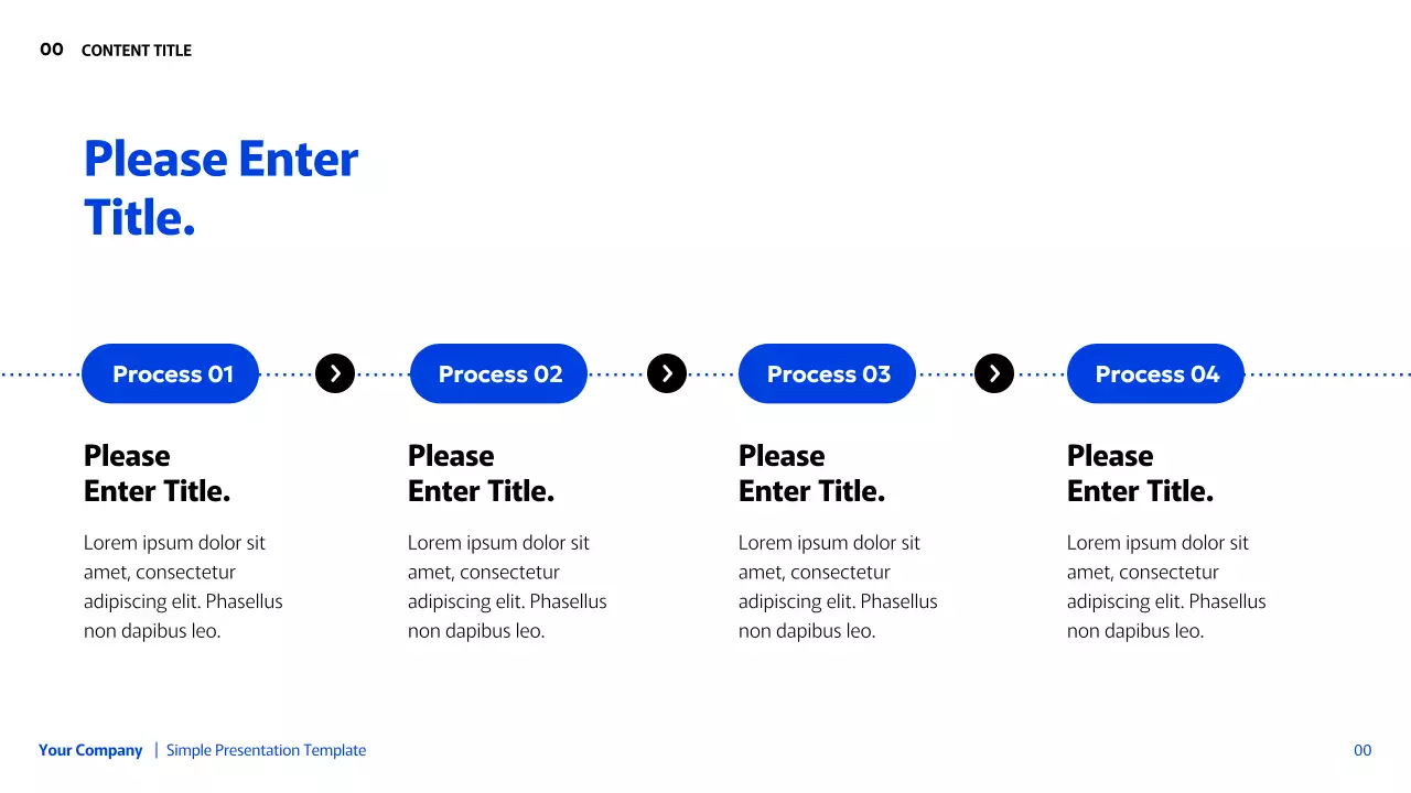 Presentasi Geometris Sederhana Biru