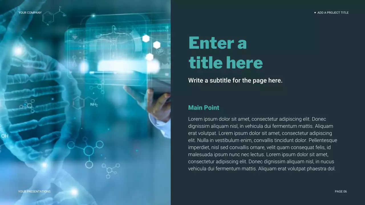 Teal Modern Technology Presentation