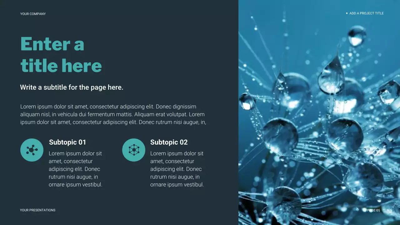 Teal Modern Technology Presentation