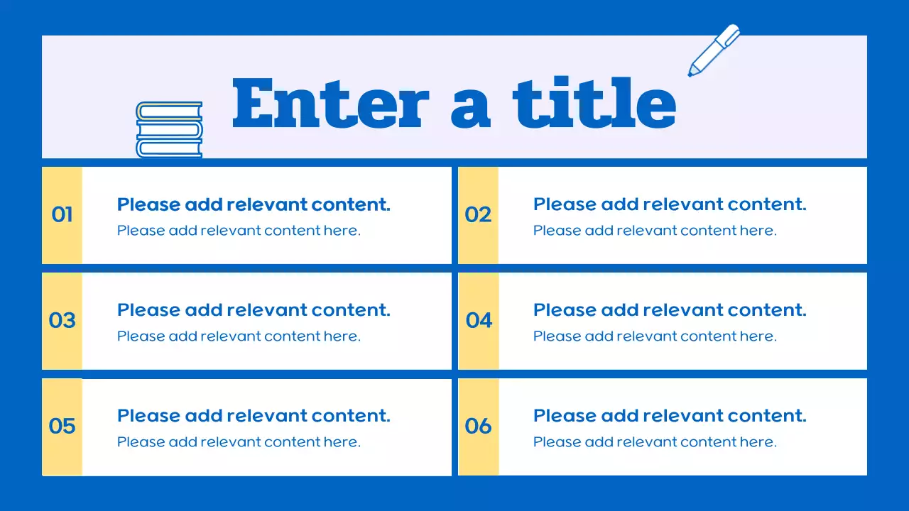 Blue Modern Education Promotion Presentation