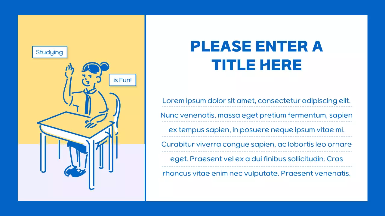 Blue Modern Education Promotion Presentation