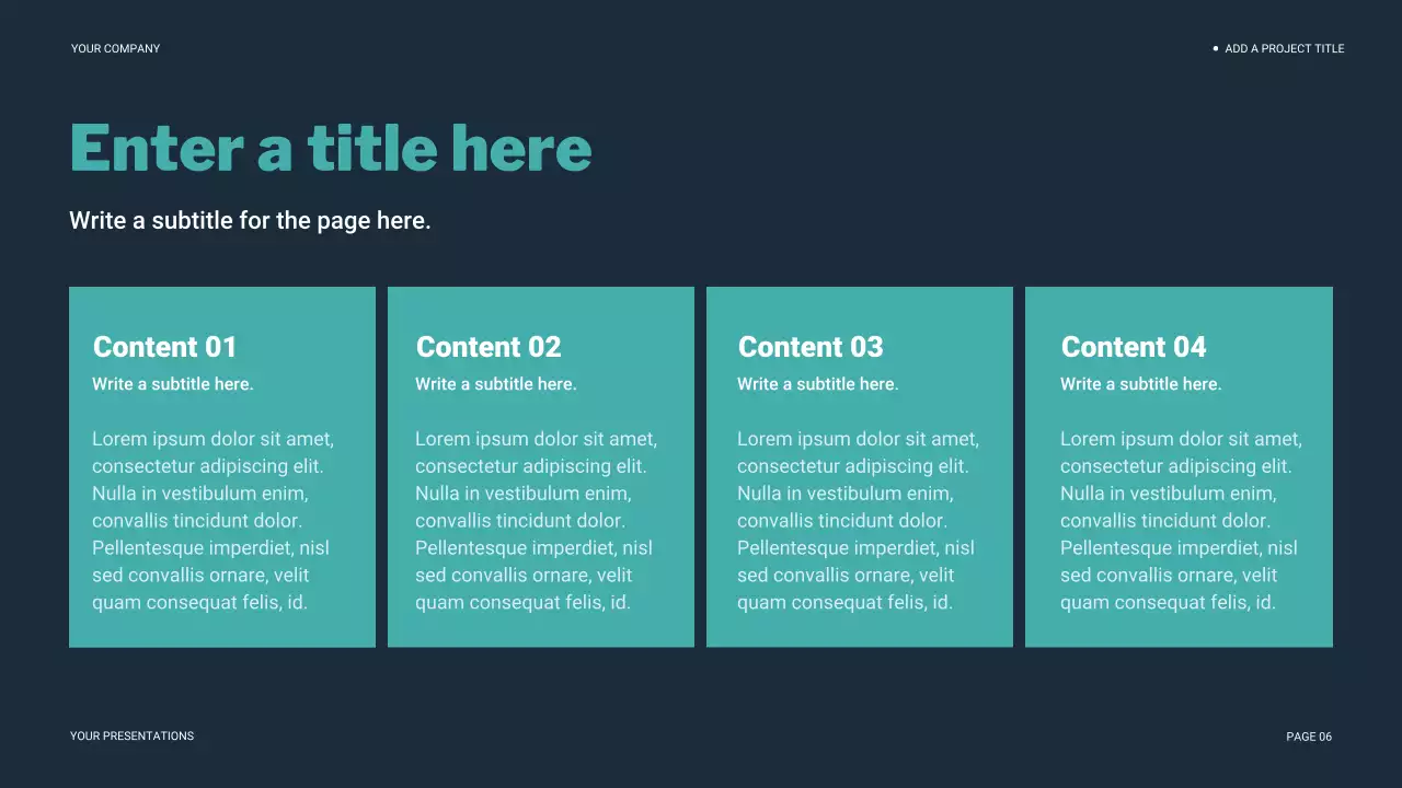 Teal Modern Technology Presentation