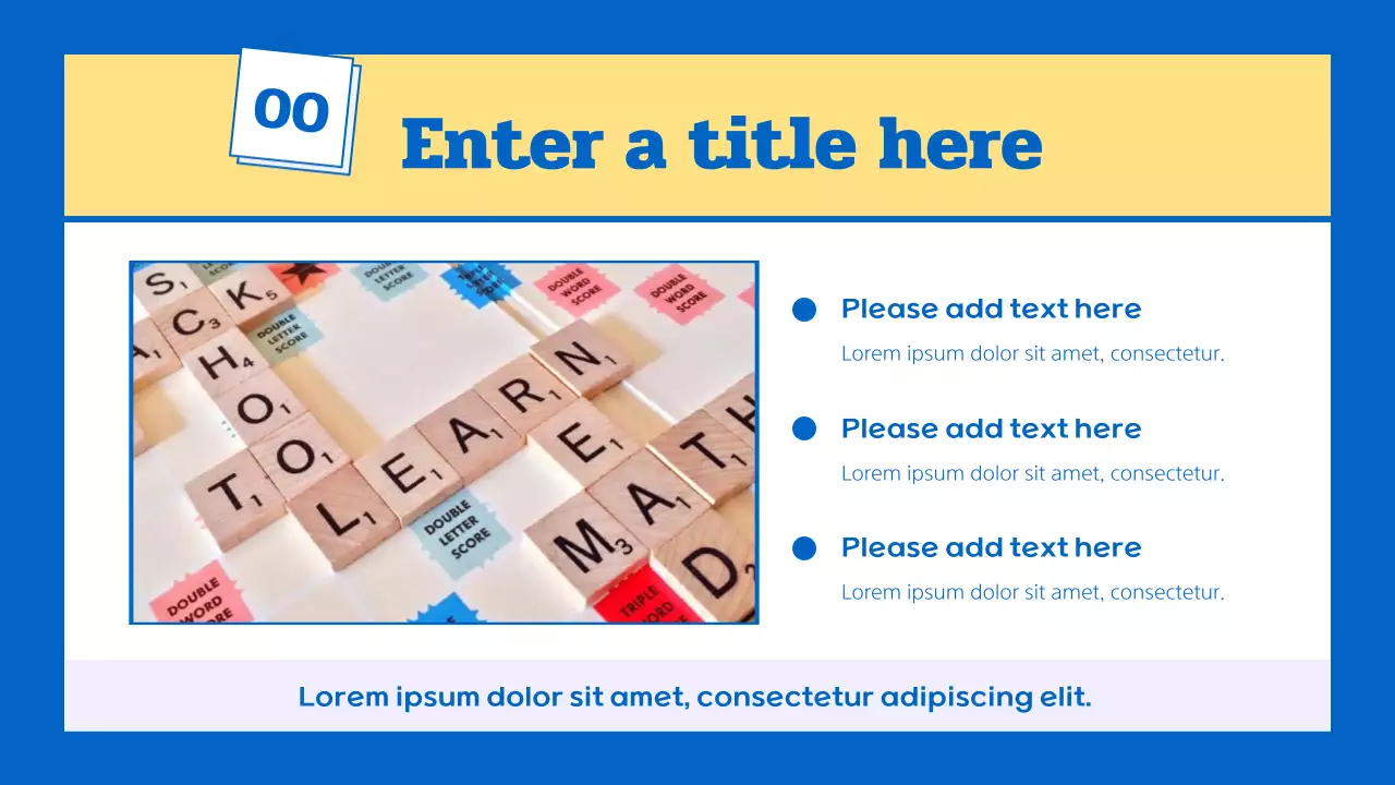 Blue Modern Education Promotion Presentation