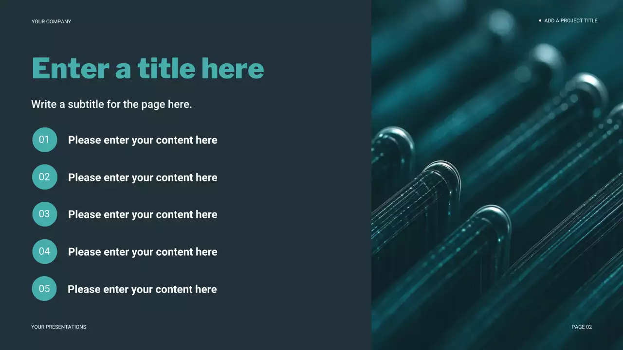 Teal Modern Technology Presentation