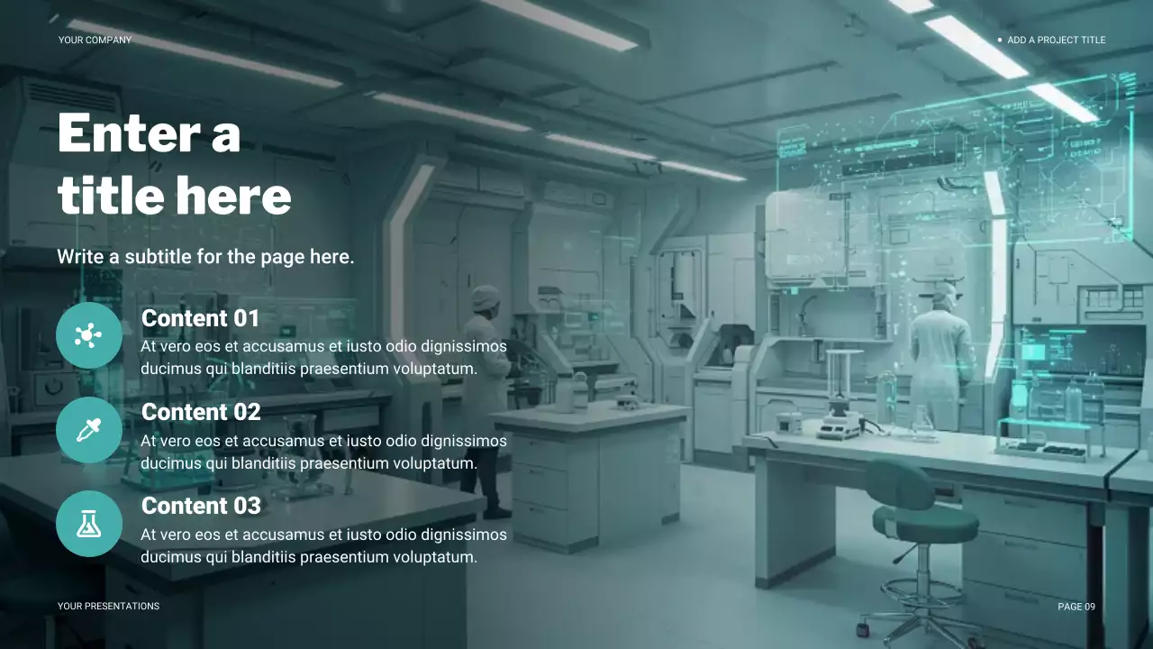 Teal Modern Technology Presentation