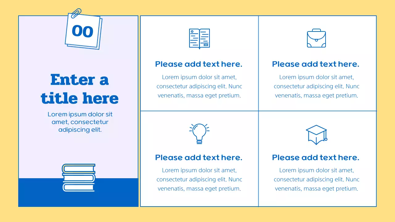 Blue Modern Education Promotion Presentation