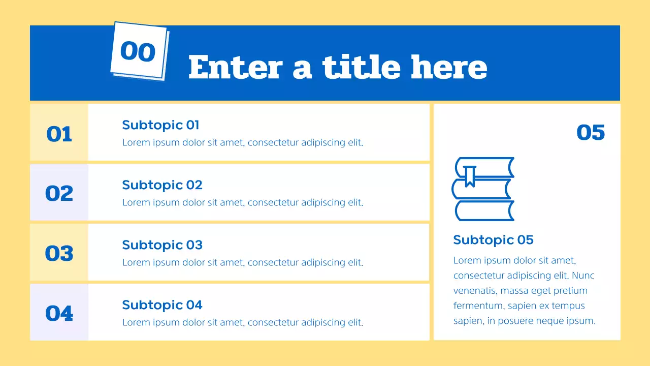 Blue Modern Education Promotion Presentation