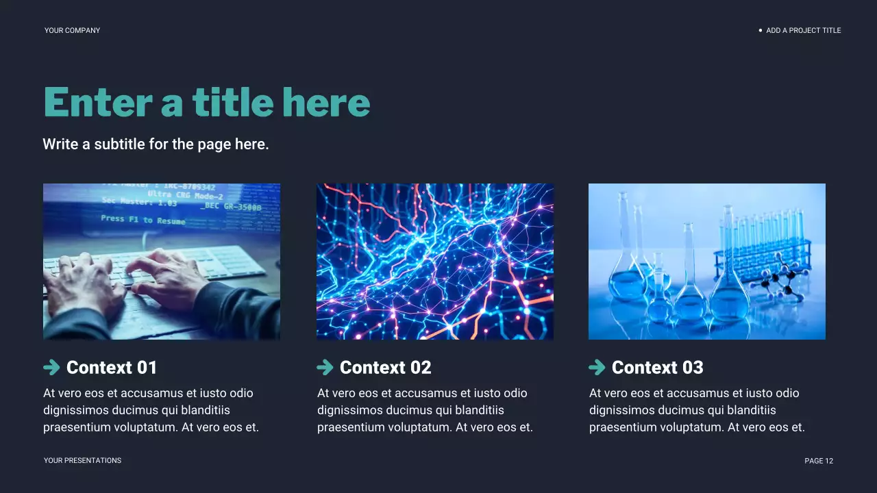 Teal Modern Technology Presentation